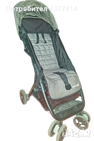 Лека детска количка с чанта и дъждобран