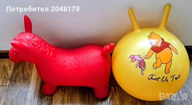 Лот магаре и топка за скачане., снимка 2 - Надуваеми играчки - 54879970