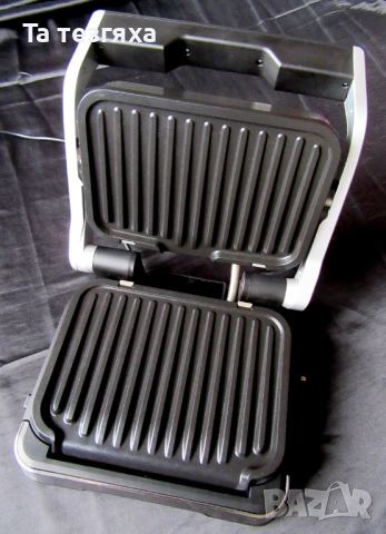 Грил Tefal OptiGrill 2в1 GC772D, снимка 2 - Тостери - 54653852