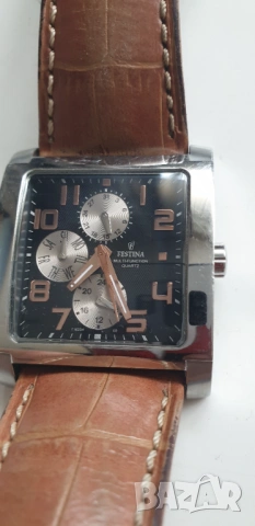 Оригинален мъжки часовник FESTINA, снимка 4 - Антикварни и старинни предмети - 54759455