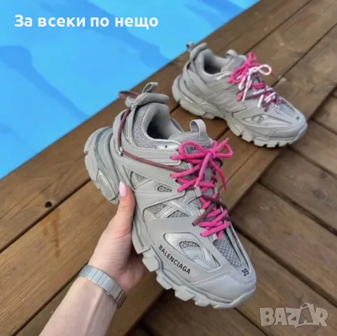 Balenciaga Track Grey Дамски Маратонки👟Дамски Спортни Обувки Код ch71, снимка 4 - Маратонки - 55482113