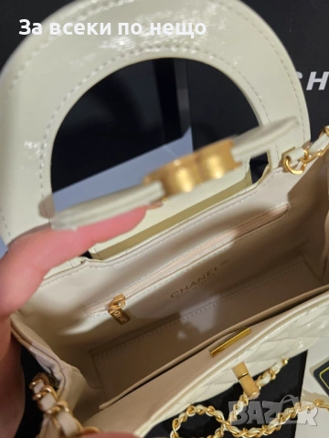 Chanel Kelly Дамска Бяла Чанта Код Brand Luxury Fashion7, снимка 6 - Чанти - 54953145