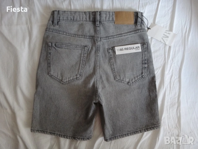 Нови мъжки къси дънки Zara, размер 36, снимка 8 - Къси панталони - 54227329