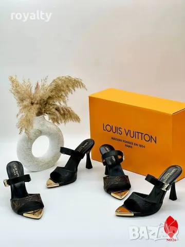Louis Vuitton Нови Дамски Чехли Луи Витон Различни Цветове 