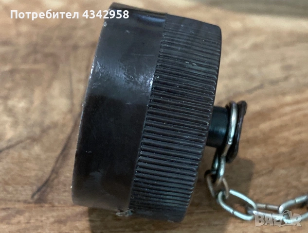 Винтидж армейска манерка с бакелитова капачка и кожен калъф.1940-1960г., снимка 4 - Антикварни и старинни предмети - 54588577