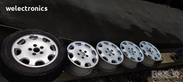 Алумивиеви оригинални джанти AUDI 15 цола 5x112 6J ET45 57.1 - 5броя
