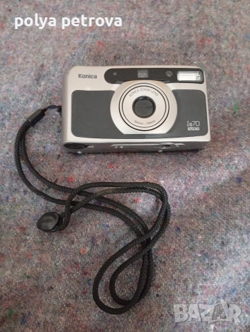 лентов фотоапарат Konica, снимка 2 - Фотоапарати - 55095966