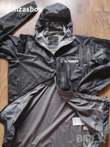Adidas Men's Agravic Rain Jacket - ултралека мъжка мембрана КАТО НОВА С, снимка 9 - Спортни дрехи, екипи - 55268844