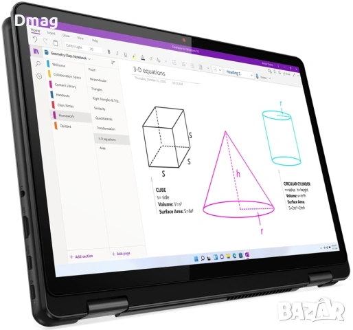 13.3" тъч Lenovo Yoga 13w / AMD Ryzen 3 / 256GB SSD / Win11, снимка 4 - Лаптопи за работа - 54351397