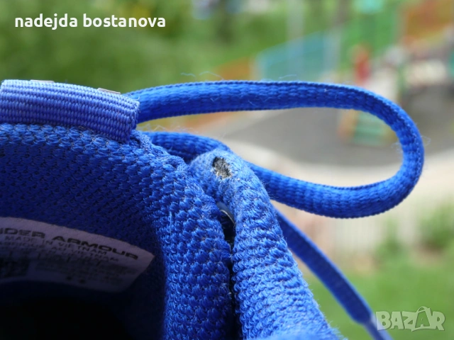 продавам баскетболни маратонки under armour curry 3,номер 36,5 сини., снимка 7 - Маратонки - 54537919