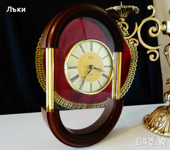 Немски стенен часовник Royal,позлата. , снимка 8 - Антикварни и старинни предмети - 54283260