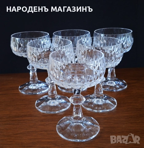 ZWIESEL - Нов немски сервиз кристал коктейлни кристални чаши 6 броя 