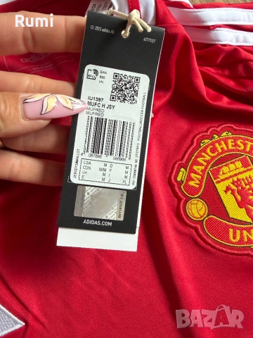 Домакинска нова оригинална тениска  adidas Manchester United ! M,L, снимка 5 - Футбол - 54729814