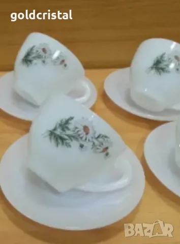 френски аркопал чаши за чай кафе, снимка 9 - Антикварни и старинни предмети - 55425990