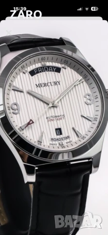 Швейцарски автоматичен часовник Mercury Roadstar, снимка 5 - Мъжки - 54409994