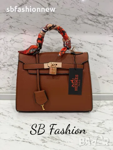 Hermes Kelly бежова чанта, снимка 8 - Чанти - 52656621