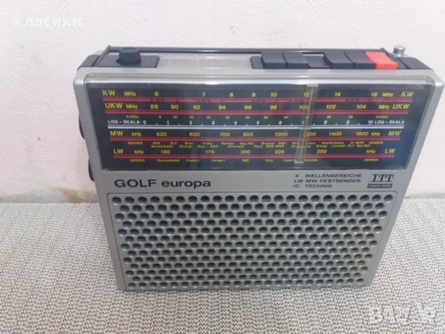 Радио ITT GOLF europa , снимка 3 - Радиокасетофони, транзистори - 54896747