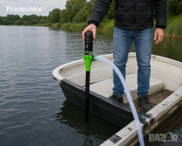 Помпа на батерии за източване на гориво вода Ribimex PRKG110P Потопяема помпа , снимка 4 - Водни помпи - 55544424