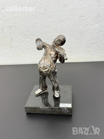 Сребърна фигура на цигулар - Zadok Arts. №8192