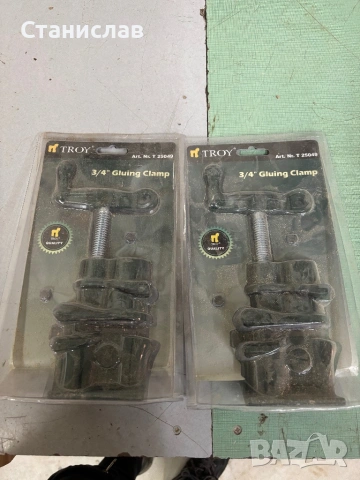 2бр Дърводелска тръбна стяга TROY, ф3/4"