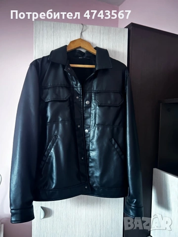 Дамско кожено яке от Zara, снимка 2 - Якета - 53994138