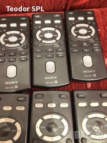 Дистанционни за сд-та sony, снимка 2 - Аудиосистеми - 54317313