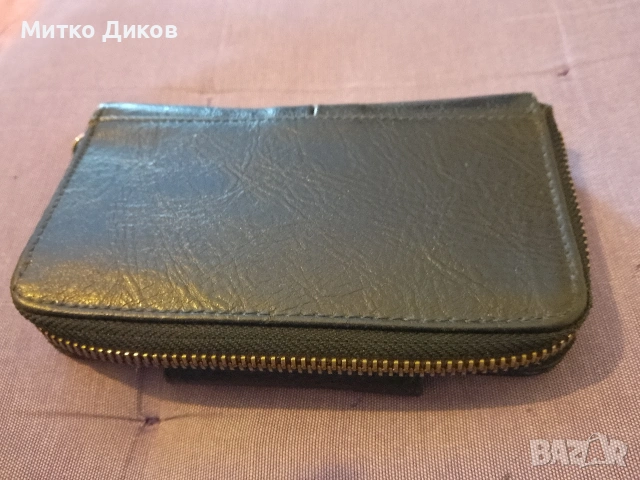 Kenneth Cole Reaction. Марков портфейл естествена кожа унисекс 150 х 95 мм, снимка 7 - Портфейли, портмонета - 54957565