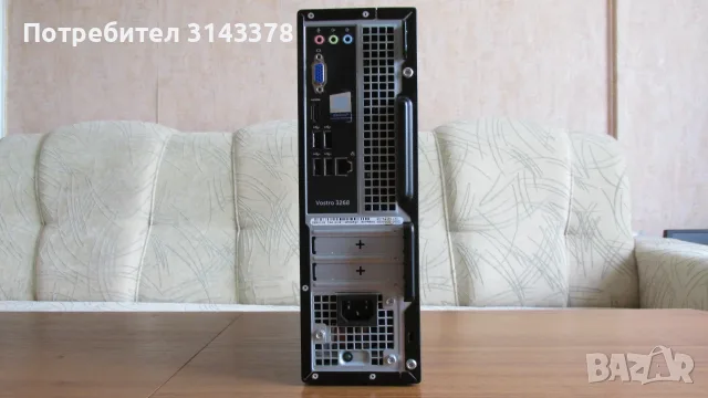 Dell SFF с i3-7100,8 GB DDR4,SSD+HDD,Wi-Fi, снимка 2 - За дома - 55434047