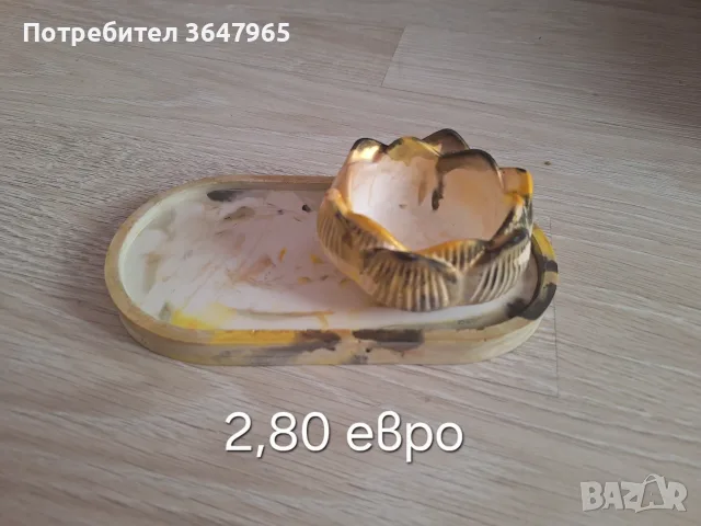Комплекти съдове за свещи от гипсокерамика , снимка 8 - Декорация за дома - 55512319