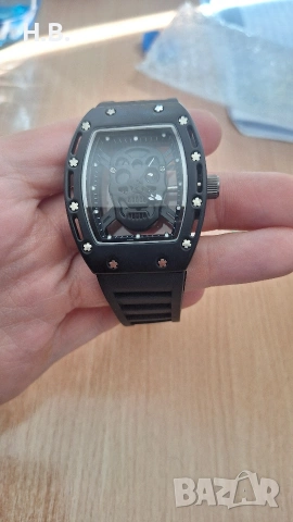 Часовник RM Skull кварц