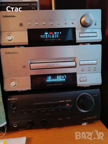 Sony amplifier 2x100w+Universum radio rds,compact disc,дек Грундиг автореверс