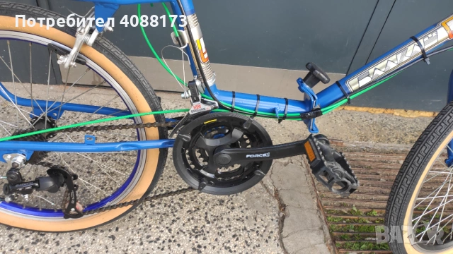 Сгъваем велосипед "Балкан" с 15 скорости, снимка 6 - Велосипеди - 54045938