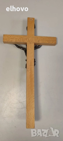Дървен кръст разпятие Исус Христос#2, снимка 4 - Антикварни и старинни предмети - 54275711