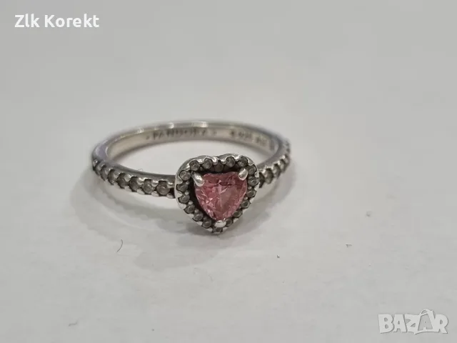 Сребърен пръстен PANDORA Валс, снимка 2 - Пръстени - 55492697