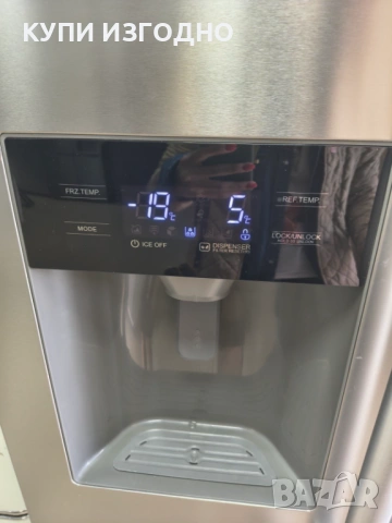 Хладилник с фризер Midea Side by side ледогенератор, снимка 6 - Хладилници - 54563148