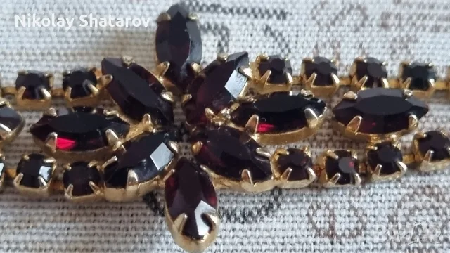 Стара гривна с гранати , снимка 3 - Гривни - 55379115