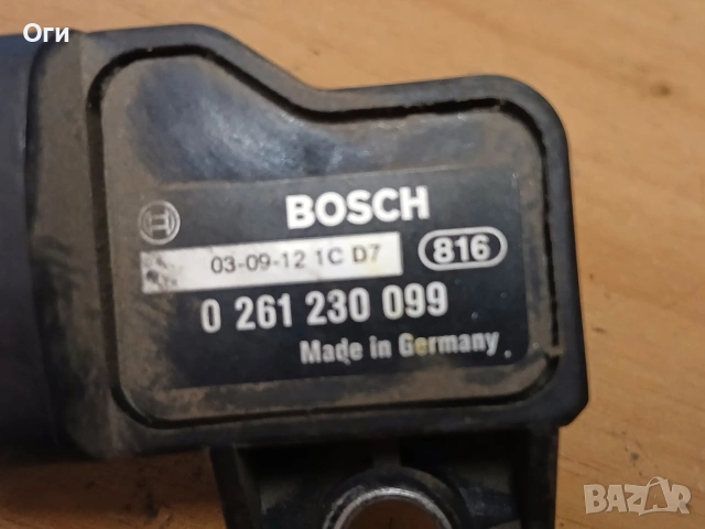 Мап сензор за хонда Джаз 1.2 01-07г. 0 261 230 099 / 0261230099, снимка 3 - Части - 54424995