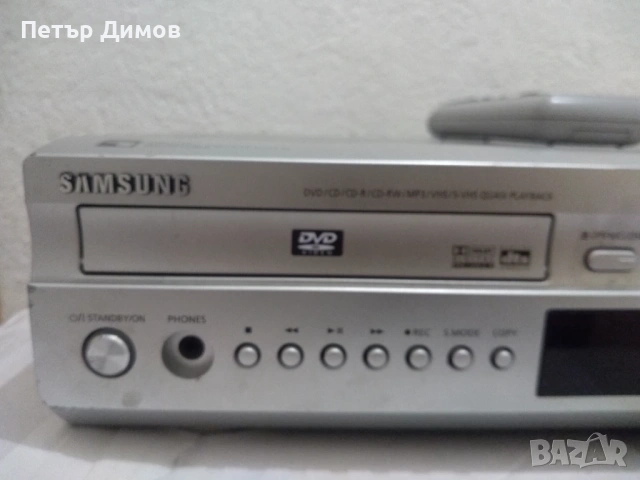 SAMSUNG DVD-CM250.Amplifier built -in dvd player&vhs , снимка 6 - Плейъри, домашно кино, прожектори - 54819893