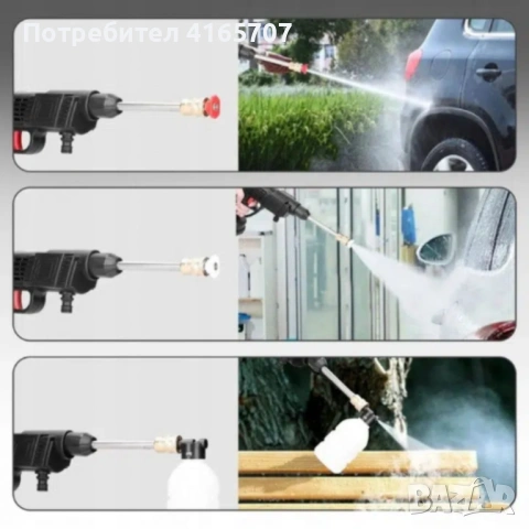 Акумулаторна водоструйка BOXER двойна батерия 6000 A - 36V с 2 батерии и куфар - мощна и компактна