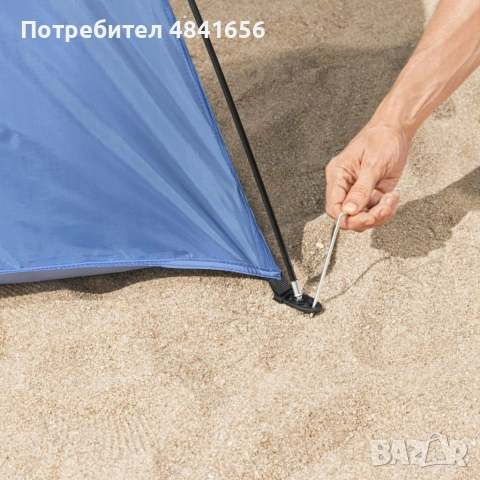 Плажна палатка с UV80 филтър – прохладна сянка и надеждна защита за всяко морско приключение, снимка 4 - Палатки - 55124417