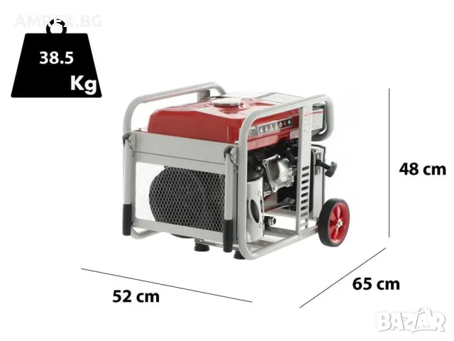 Бензинов инверторен генератор GeoTech Pro 4 kW, снимка 2 - Генератори - 55393457