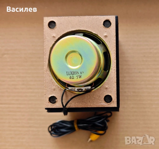 2 броя  Тонколонки LUXEON 5W / 4Ω с  кабел – работещи, снимка 4 - Тонколони - 54579228