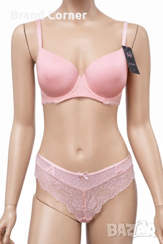 Комплект дамско бельо Hunkemöller в розов цвят – сутиен 70E и бикини M