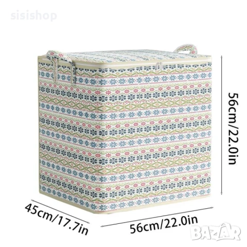 Макси органайзер за гардероб – Чанта за обемни завивки, одеяла и сезонни дрехи 4867, снимка 7 - Други стоки за дома - 53994616