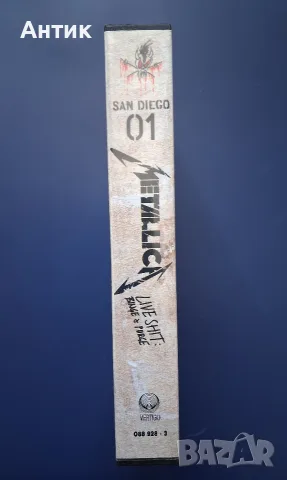 Видеокасета VHS МETALLICA Live / 1992 год., снимка 3 - Други жанрове - 55439935