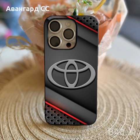 Силиконов калъф за iPhone с лого TOYOTA