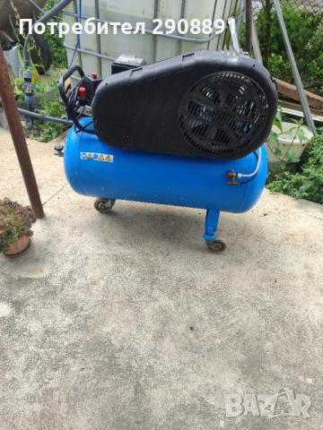 Компресор abac 100 l, снимка 3 - Компресори - 54396005