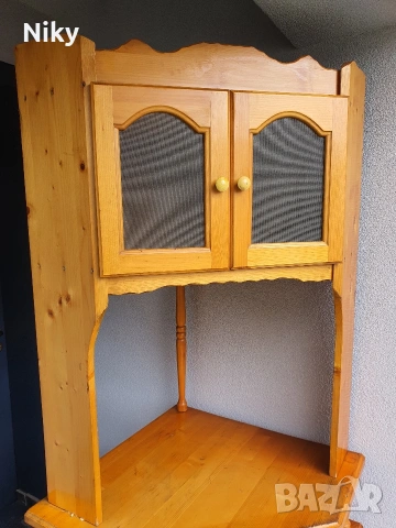 Висок ъглов тв.шкаф от масив , снимка 3 - Шкафове - 54026874