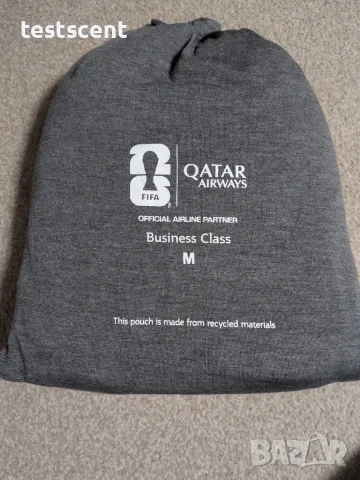 Оригинална Qatar Airways Business Class FIFA World Cup 2026 пижама (горнище и долнище) - Размер M