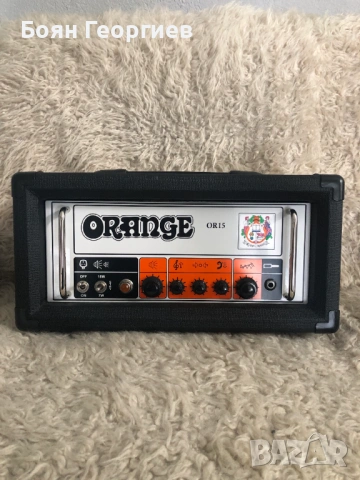 Лампов китарен усилвател Orange OR15 Marshall Fender Mesa Engl Vox Gibson Ориндж, снимка 8 - Китари - 54385414